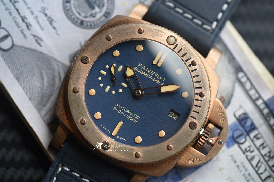  Video review VS Factory Panerai Submarine series 小 bronze PAM01074，PAM1074TOP replica imitation  watch / VSPAM01074B