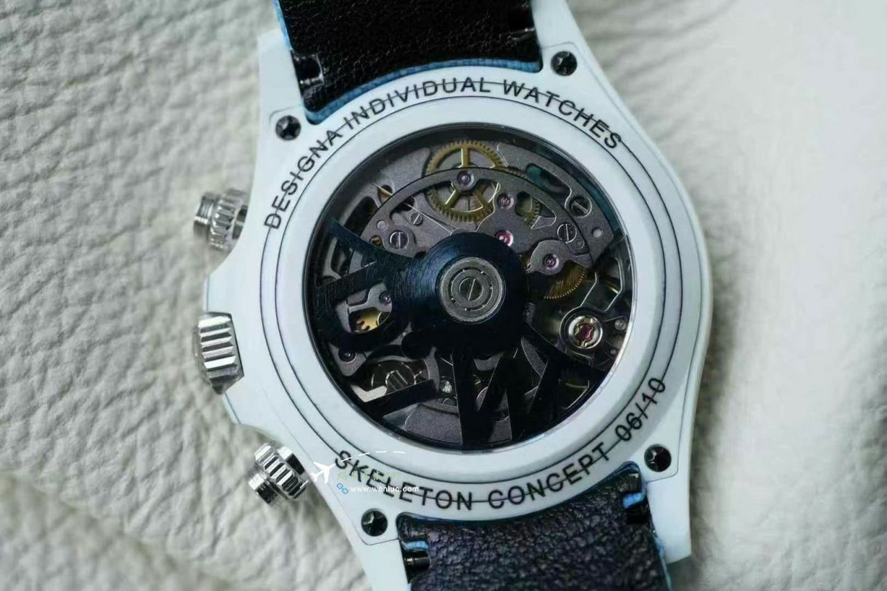 DiW 打造 Rolex Daytona  newest  Customized 款  ice 川 blue  沙漠绿洲4130 Daytona  watch / R902