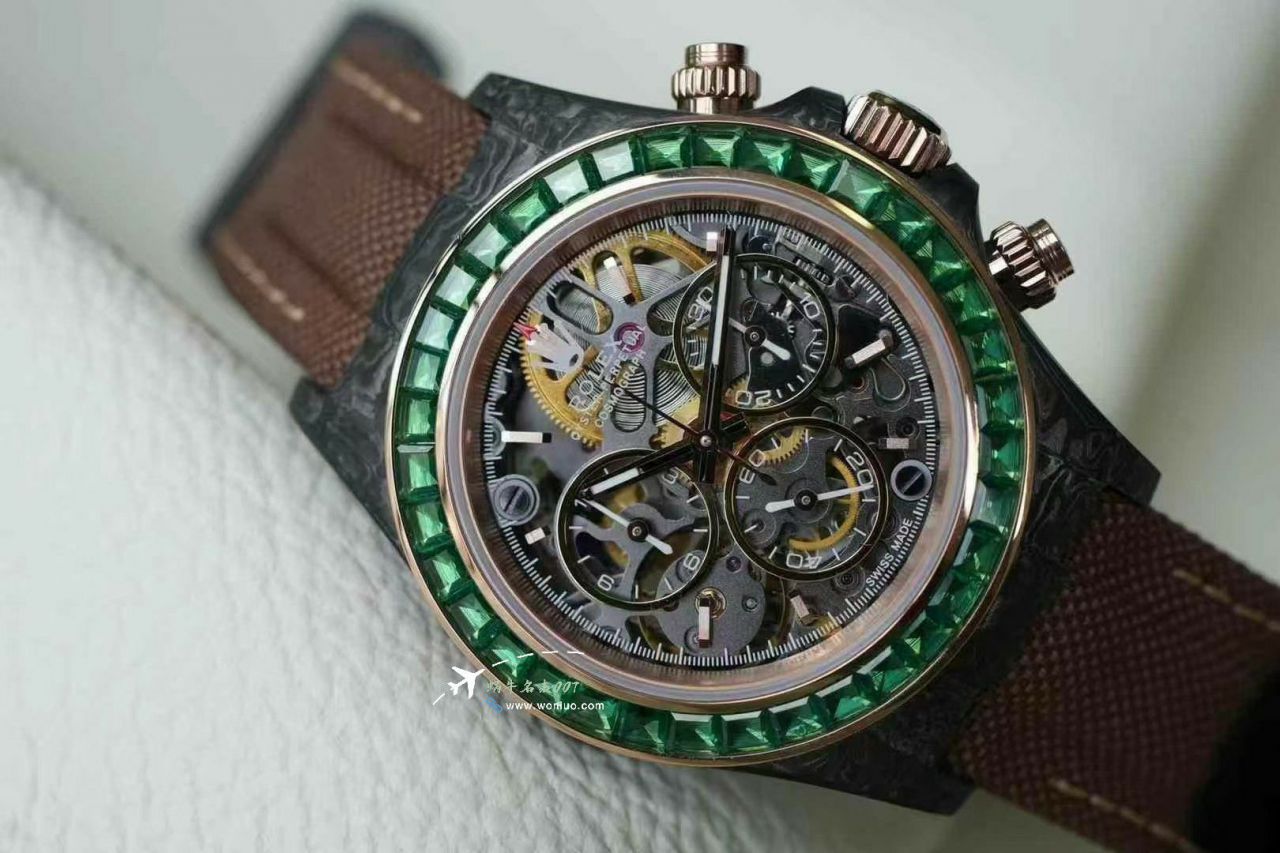 DiW 打造 Rolex Daytona  newest  Customized 款  ice 川 blue  沙漠绿洲4130 Daytona  watch / R902