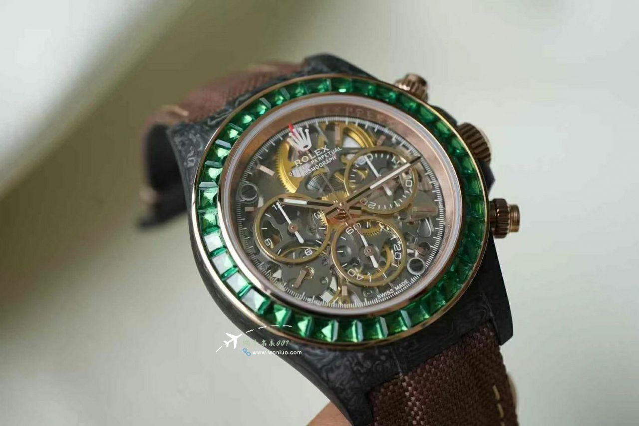DiW 打造 Rolex Daytona  newest  Customized 款  ice 川 blue  沙漠绿洲4130 Daytona  watch / R902