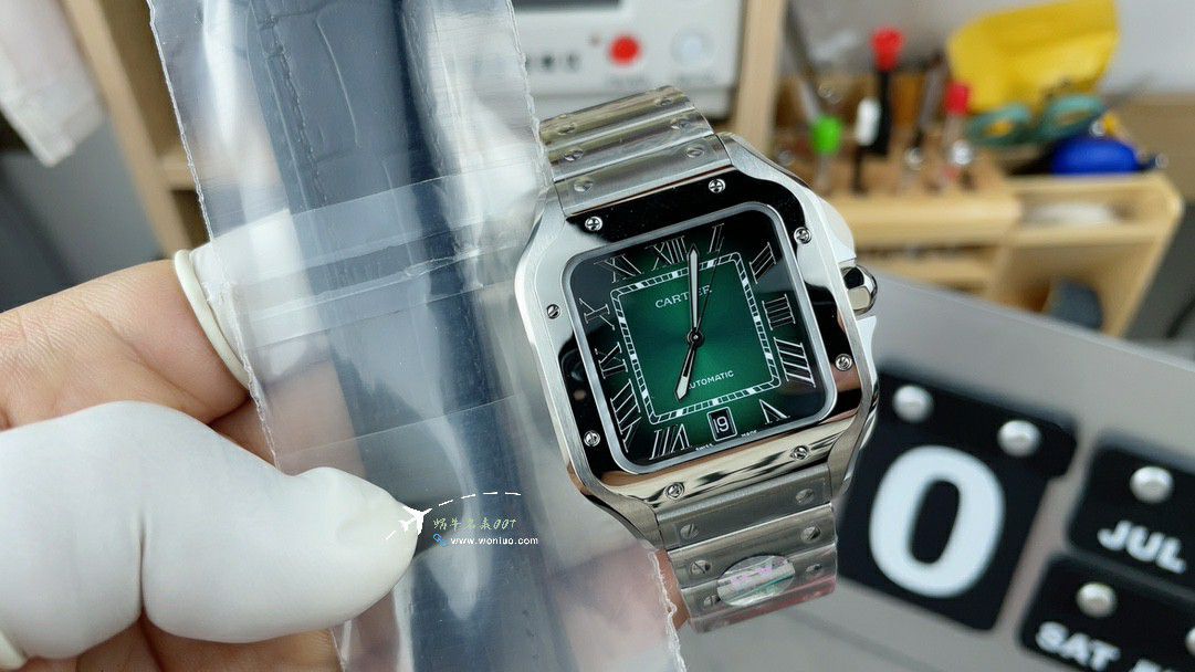 BV Factory Cartier Santos series   replica imitation  watchWSSA0062 watches  / K378