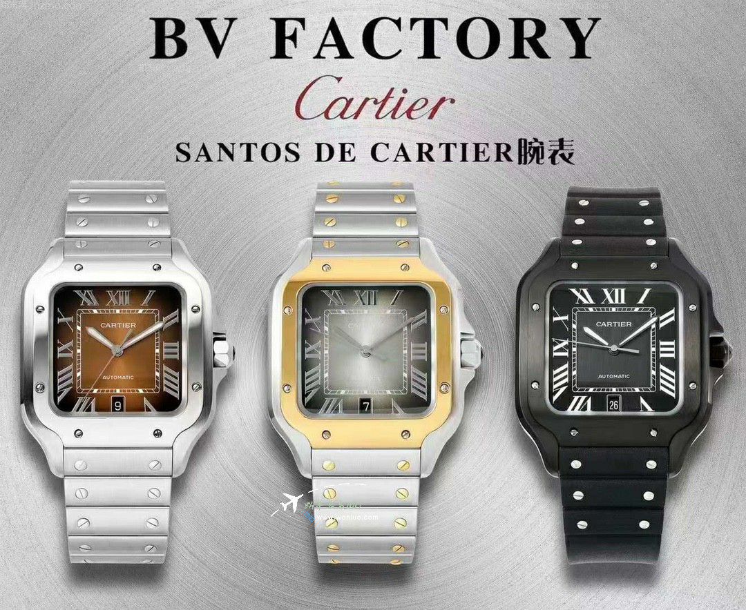 BV Factory Cartier Santos  Darth Vader WSSA0039TOP imitation  replica  watch watches  / K379