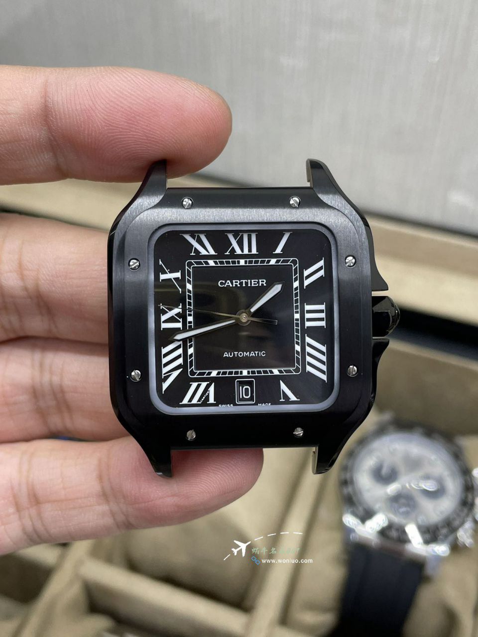 BV Factory Cartier Santos  Darth Vader WSSA0039TOP imitation  replica  watch watches  / K379