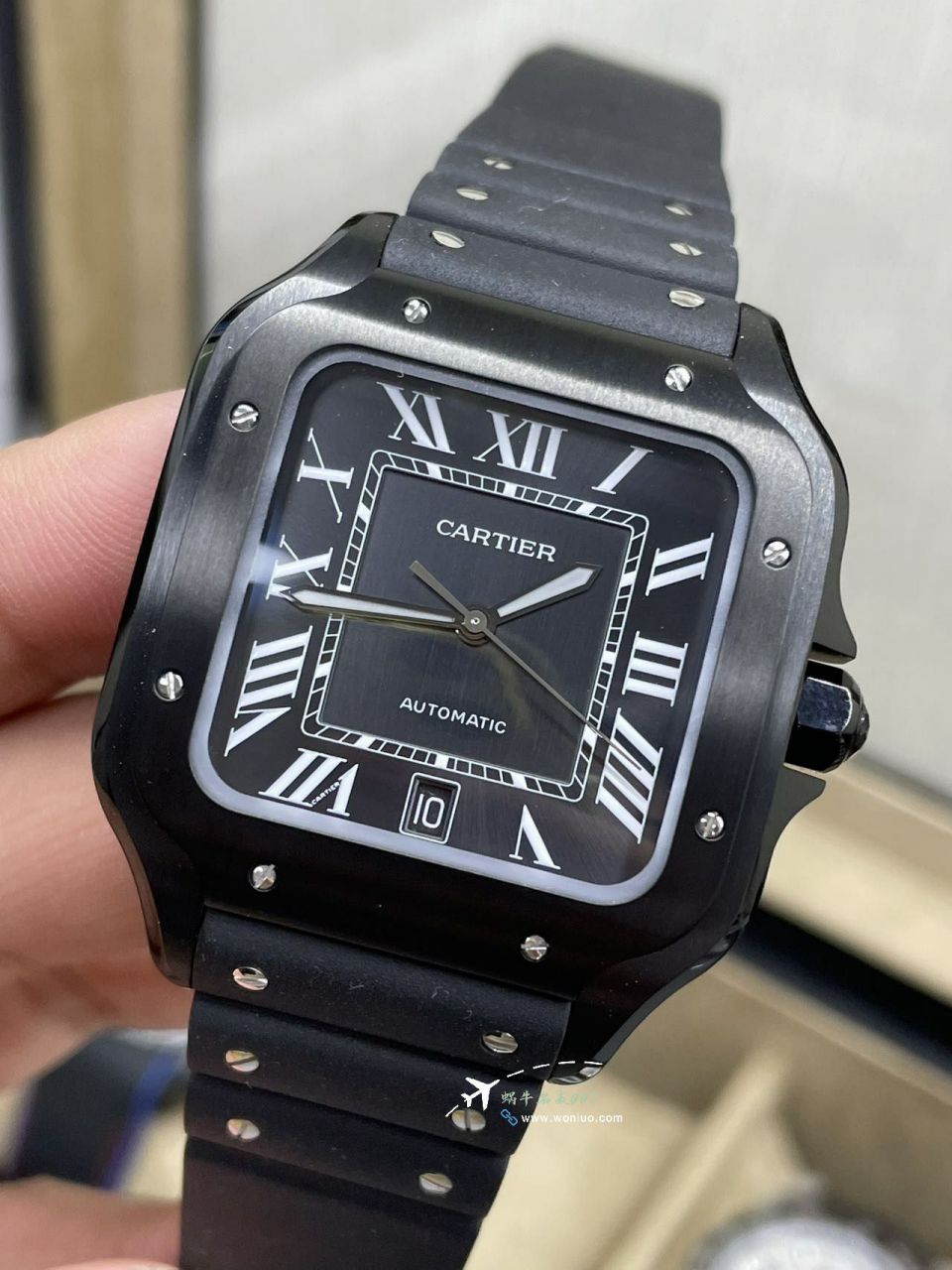 BV Factory Cartier Santos  Darth Vader WSSA0039TOP imitation  replica  watch watches  / K379