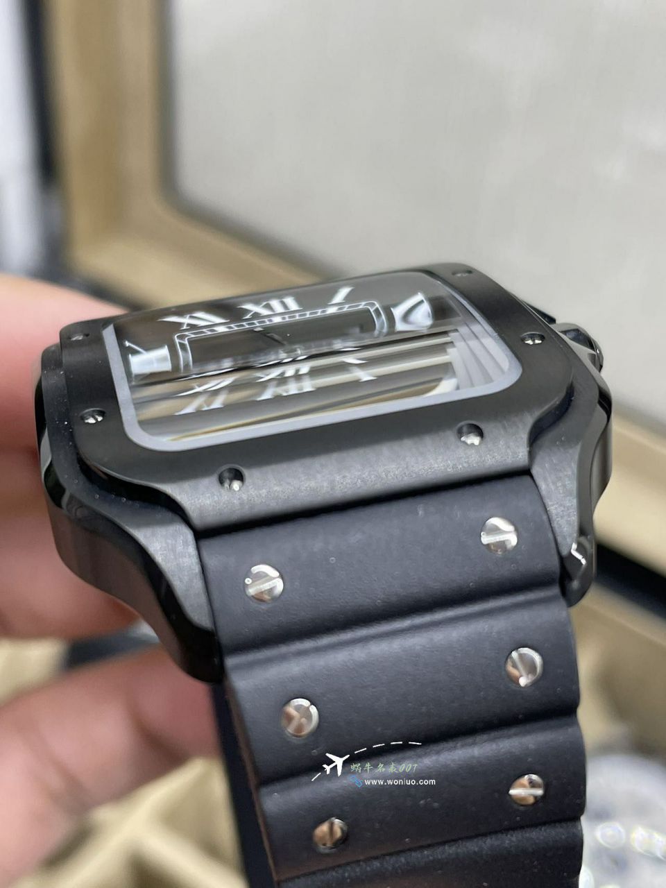 BV Factory Cartier Santos  Darth Vader WSSA0039TOP imitation  replica  watch watches  / K379