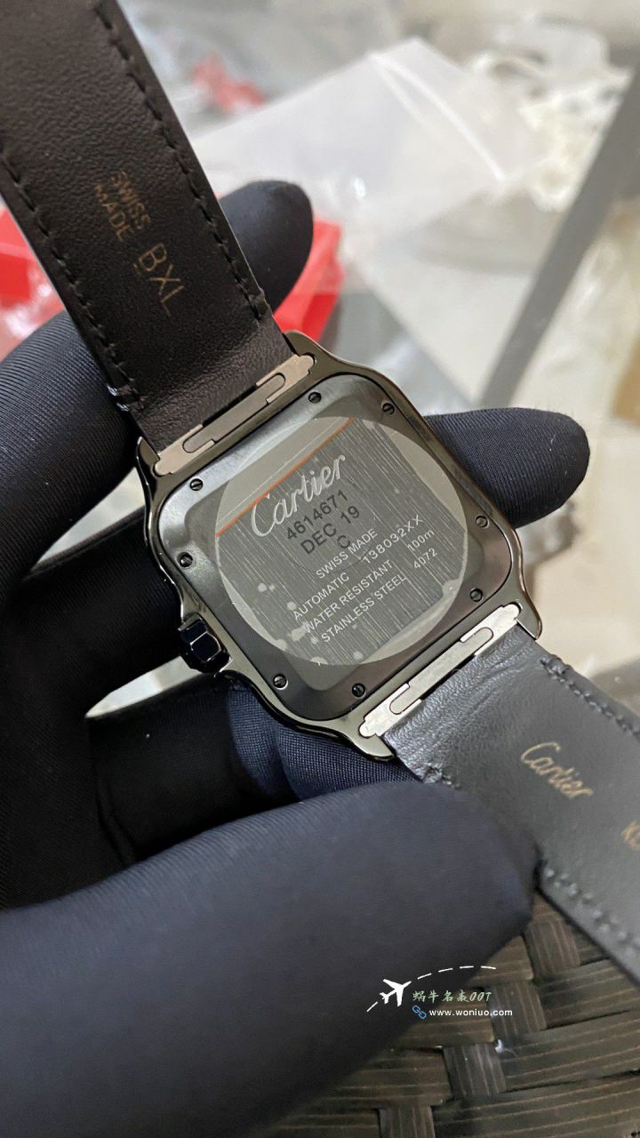 BV Factory Cartier Santos  Darth Vader WSSA0039TOP imitation  replica  watch watches  / K379