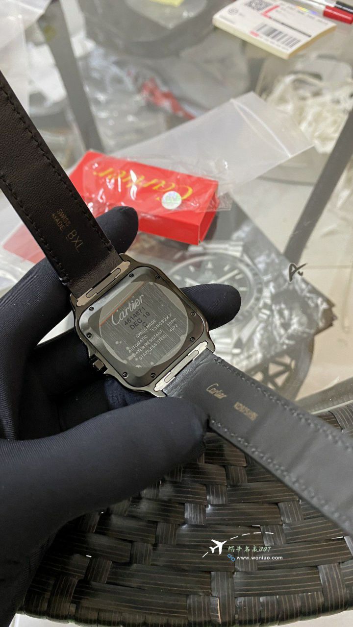 BV Factory Cartier Santos  Darth Vader WSSA0039TOP imitation  replica  watch watches  / K379