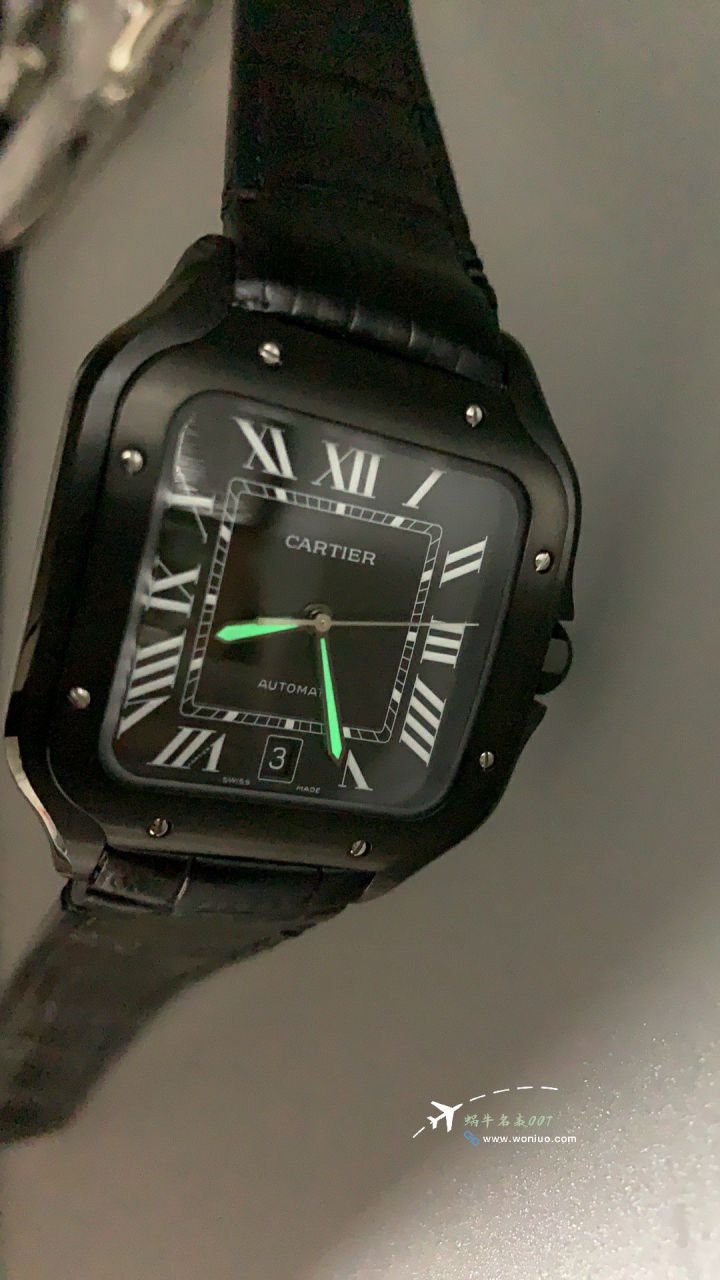 BV Factory Cartier Santos  Darth Vader WSSA0039TOP imitation  replica  watch watches  / K379