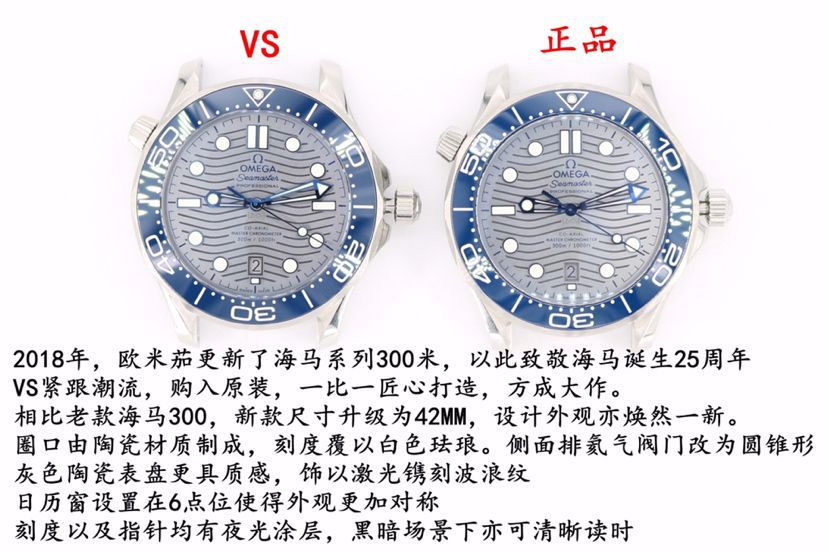 VS Omega Seamaster 300 meters   replica imitation  series 210.30.42.20.03.001 watches  / VS812