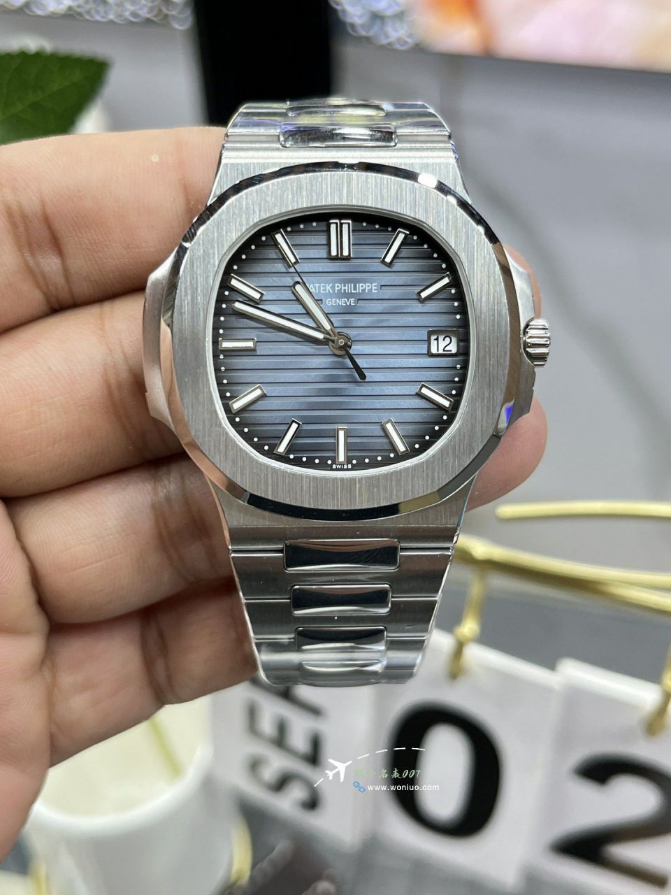 3K Customized movement Patek Philippe  imitation  Tiffany  Nautilus 5711/1A-018 watch / BD506