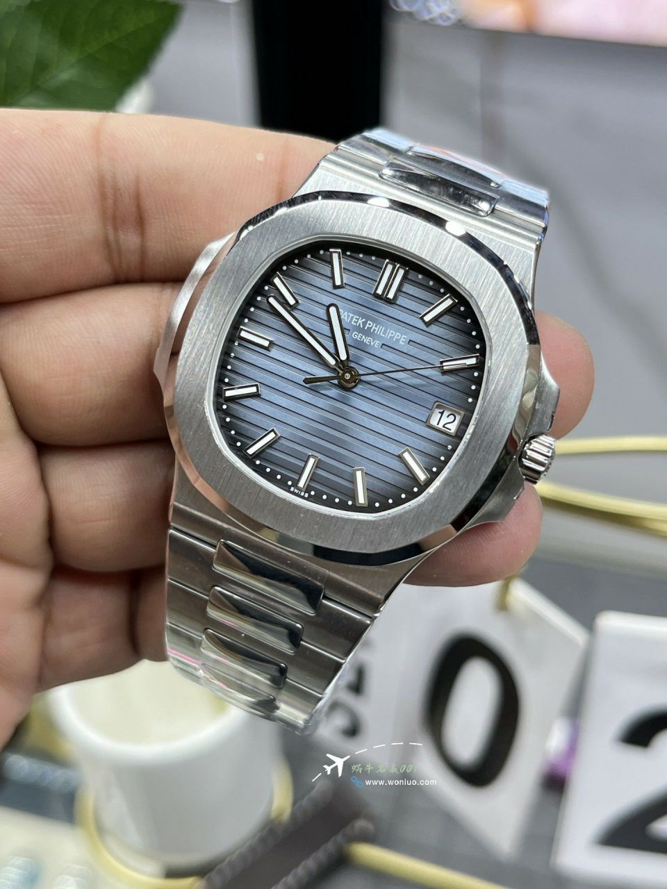 3K Customized movement Patek Philippe  imitation  Tiffany  Nautilus 5711/1A-018 watch / BD506
