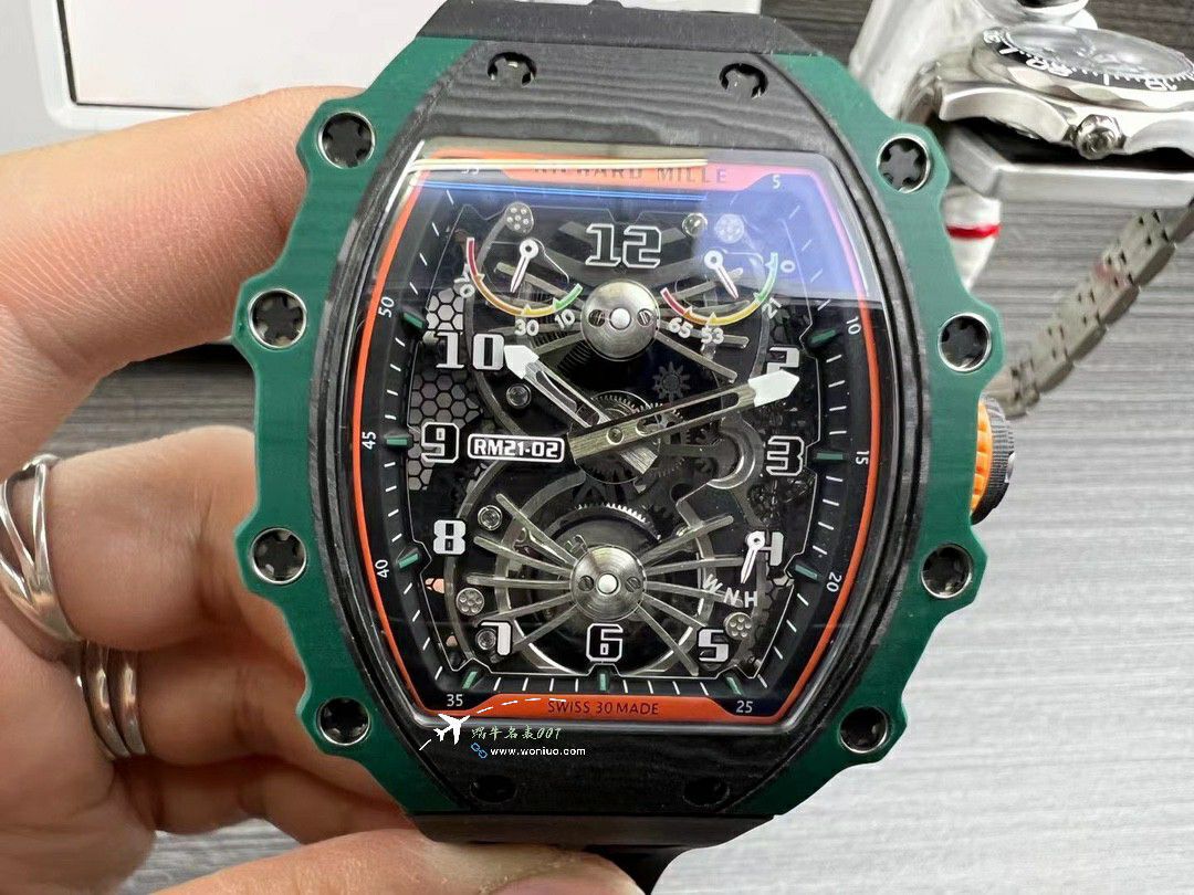 Richard Miller men  series TOP replica imitation  Tourbillon  watchRM 21-02 watches  / RM21-02