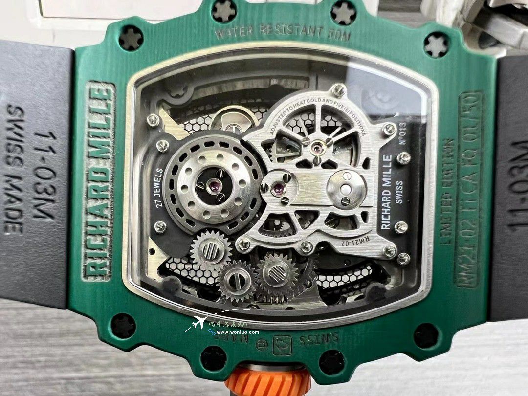 Richard Miller men  series TOP replica imitation  Tourbillon  watchRM 21-02 watches  / RM21-02