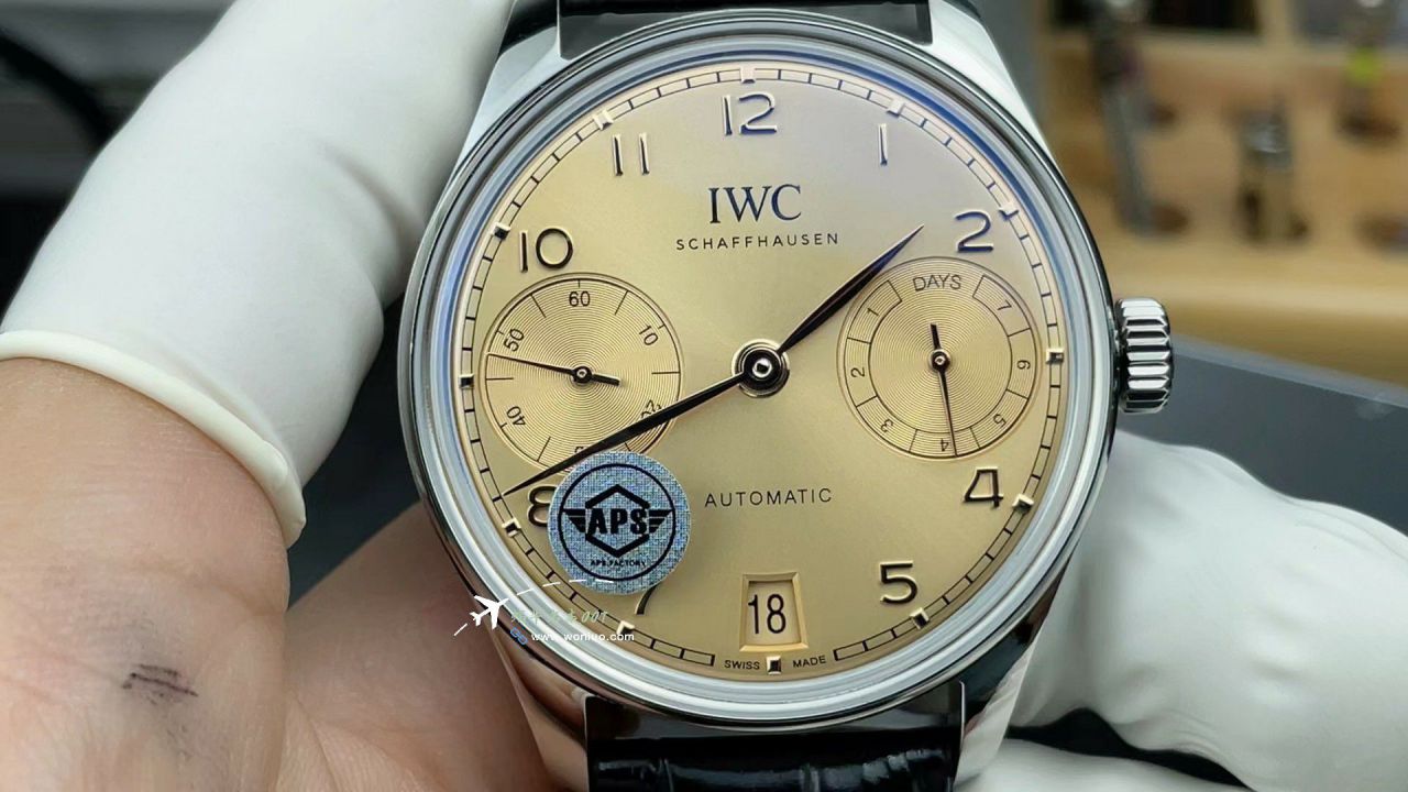 APS Factory   IWC watches Portugal New Portuguese Seven Days 100% imitation  replica  watch IW501705 watches  / WG632