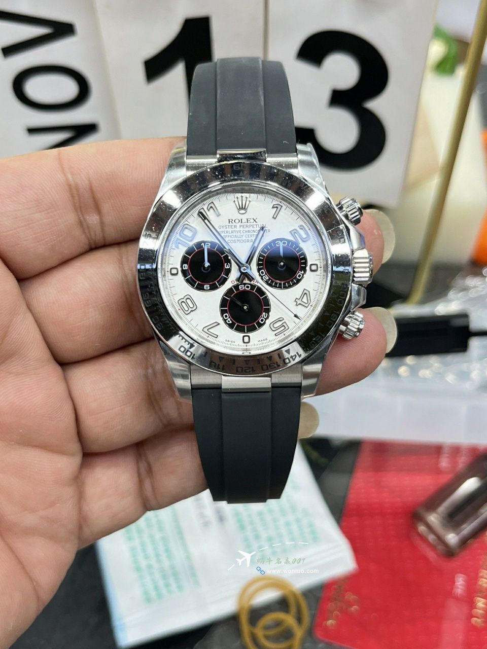 clean Factory  Rolex Daytona  Gray Devil Daytona  replica imitation  watch116519-0104 watches  / R903