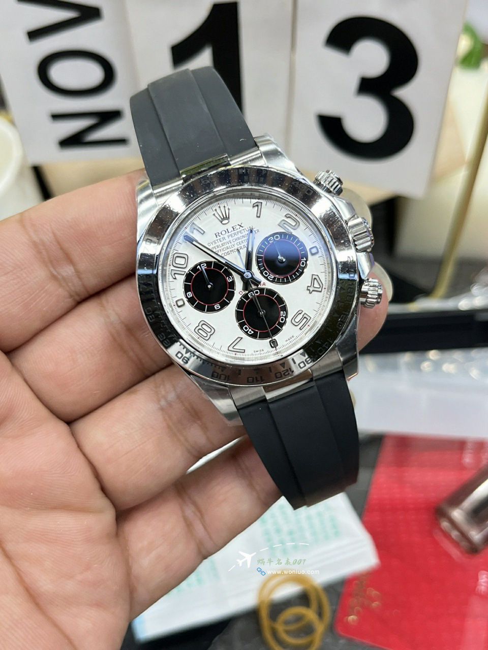 clean Factory  Rolex Daytona  Gray Devil Daytona  replica imitation  watch116519-0104 watches  / R903
