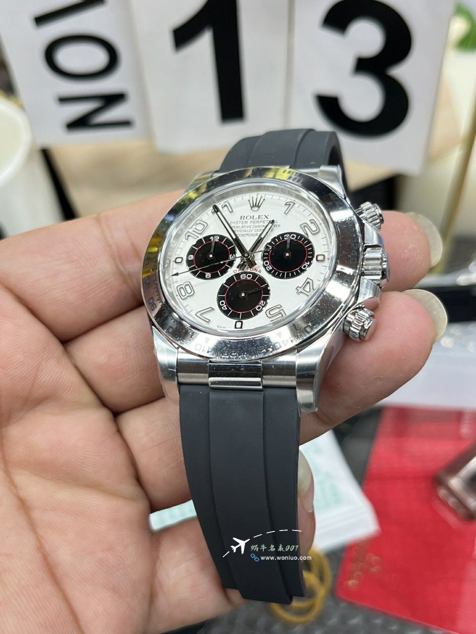 clean Factory  Rolex Daytona  white Devil Daytona 100% imitation  watch116519-0103 watches  / R905