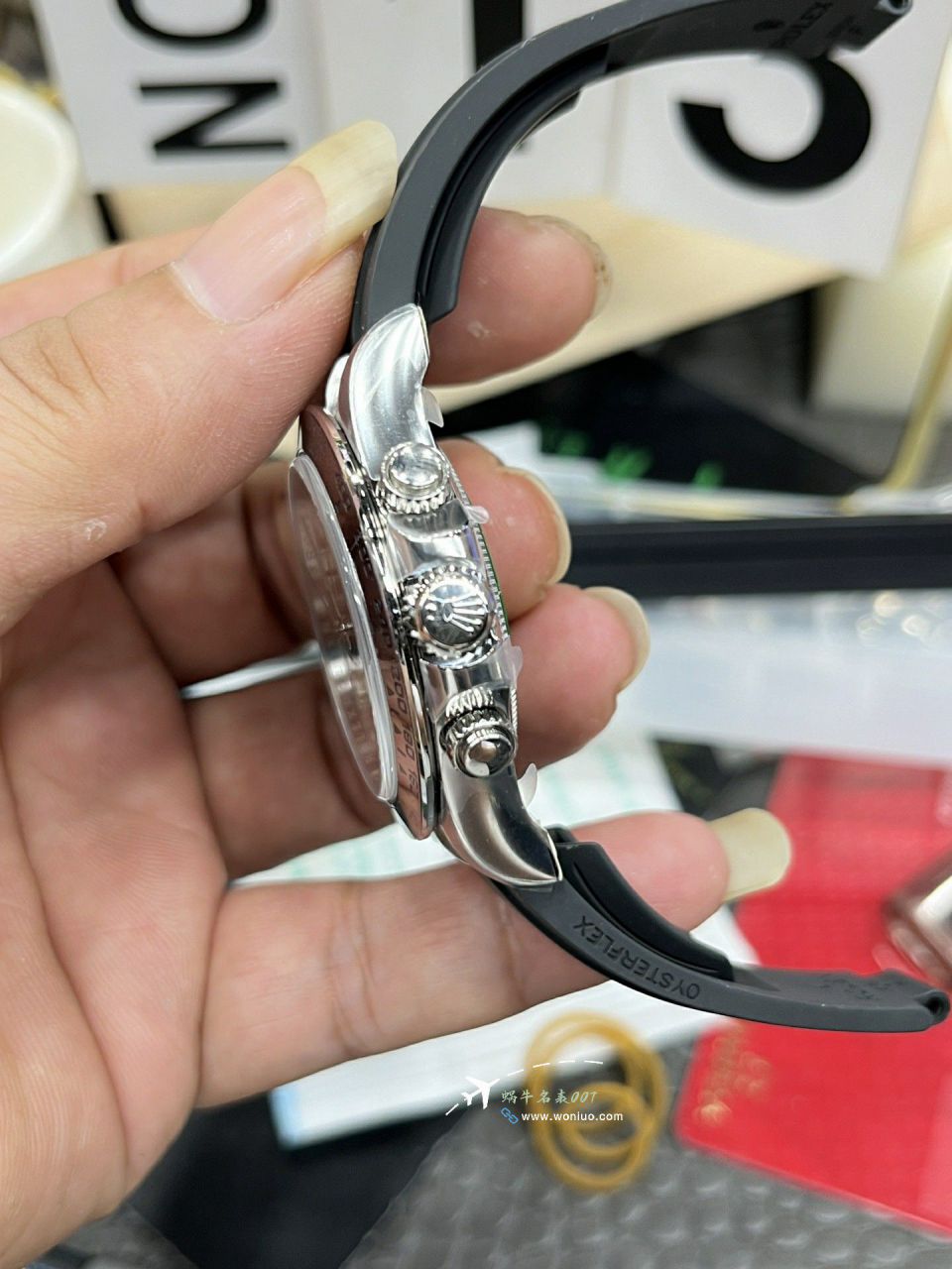 clean Factory  Rolex Daytona  white Devil Daytona 100% imitation  watch116519-0103 watches  / R905