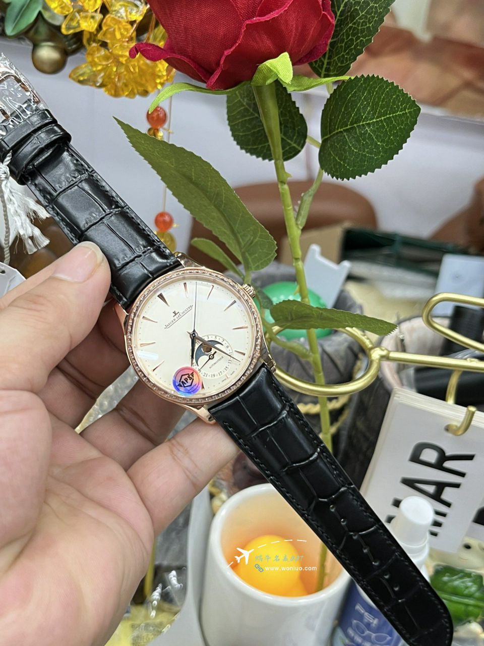 APSJaeger-LeCoultre Master Collection  Moon Phase   imitation  replica 1362501 watches  / JJ202