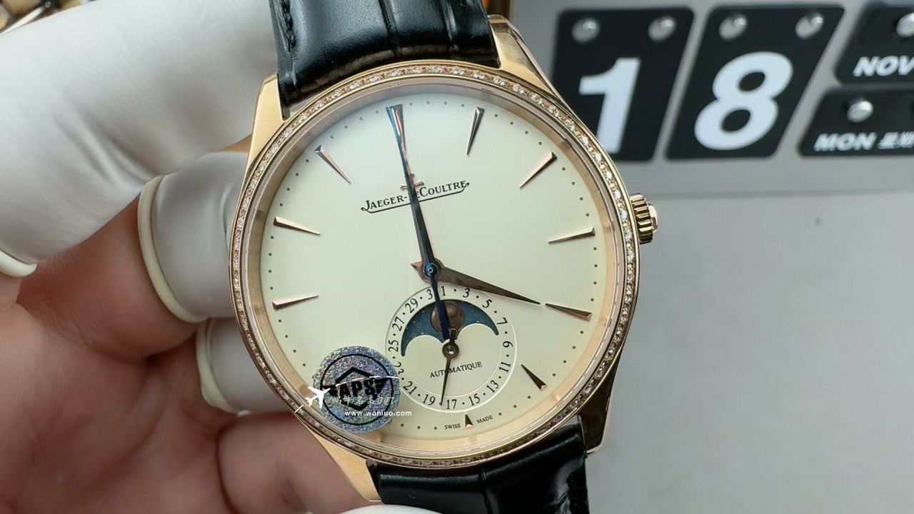APSJaeger-LeCoultre Master Collection  Moon Phase   imitation  replica 1362501 watches  / JJ202