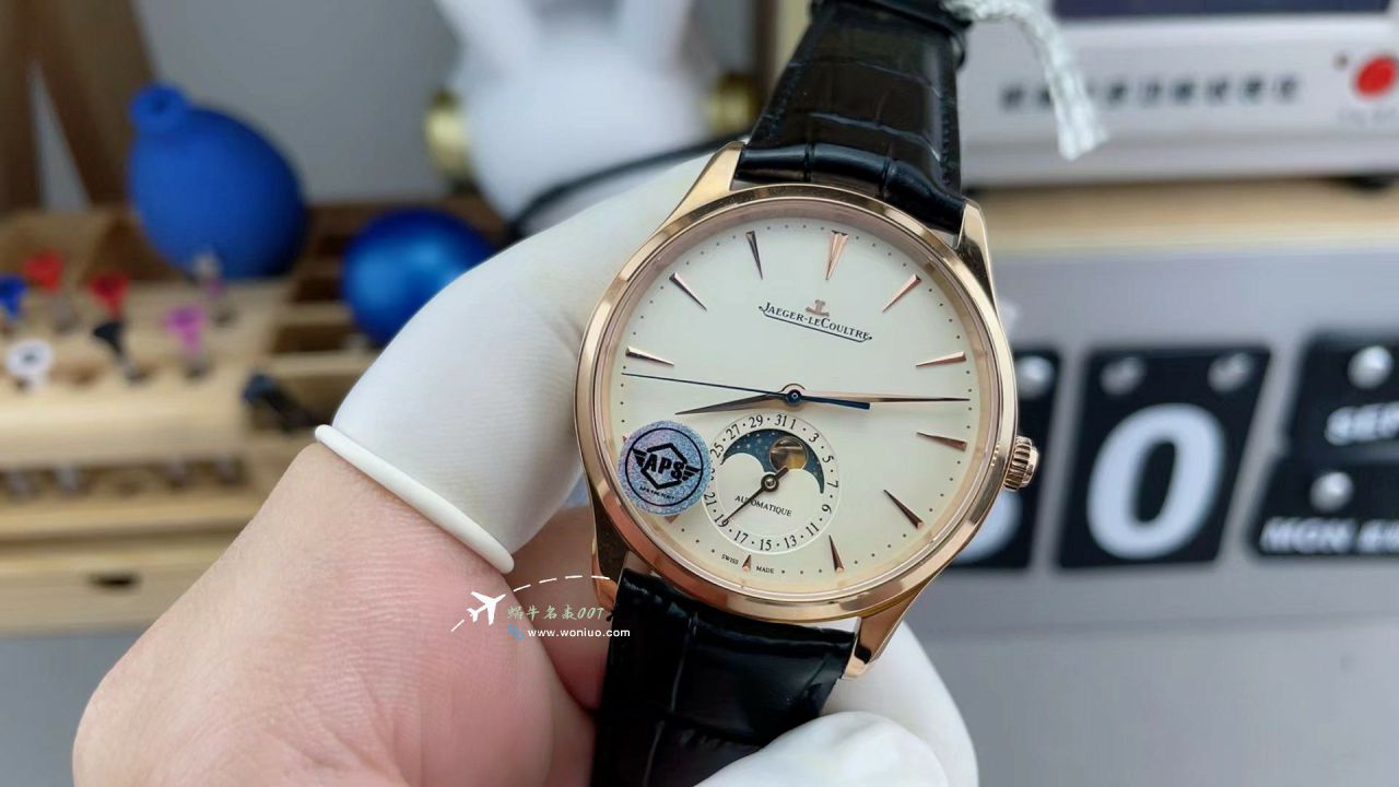 APSJaeger-LeCoultre Master Collection  Moon Phase   imitation  replica 1362501 watches  / JJ202