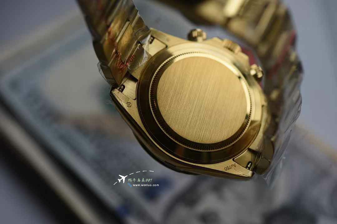 QF Matching weight version 172g Rolex Daytona  Green-faced Gold Daytona   imitation  replica  watchm116508-0013 watches  / R906