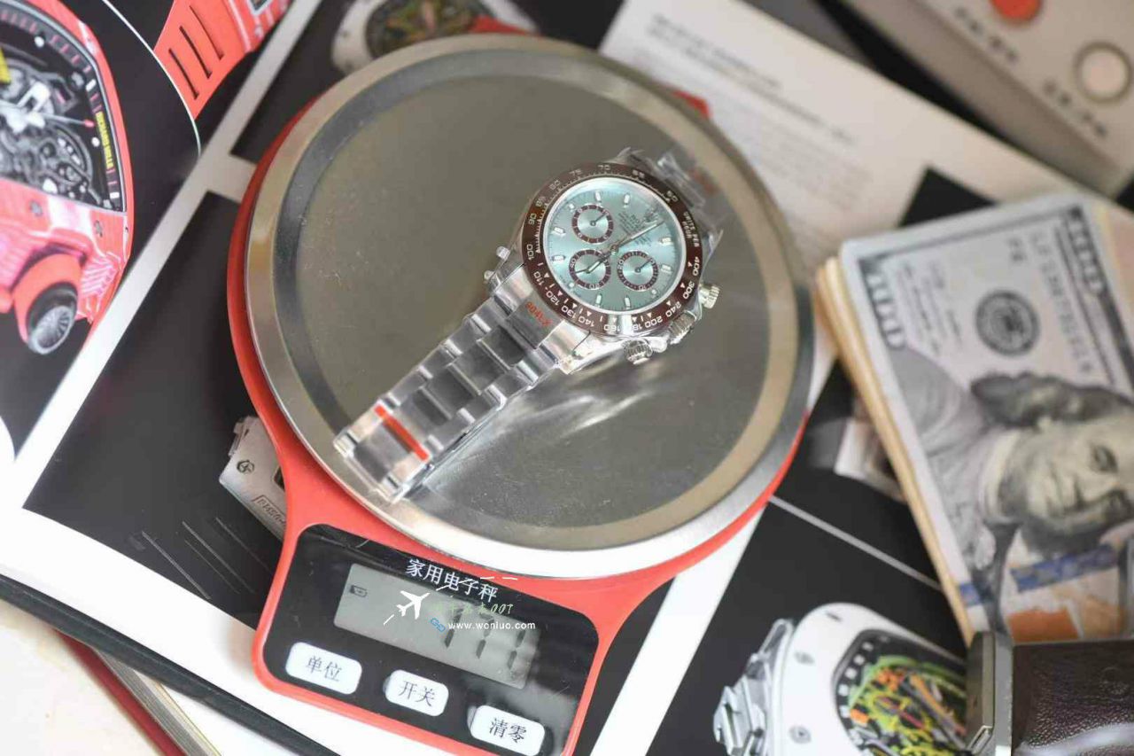 QF Matching weight version 171gRolex ice  blue DaytonaTOP replica  Daytona 116506-78596 watch imitation  / R907