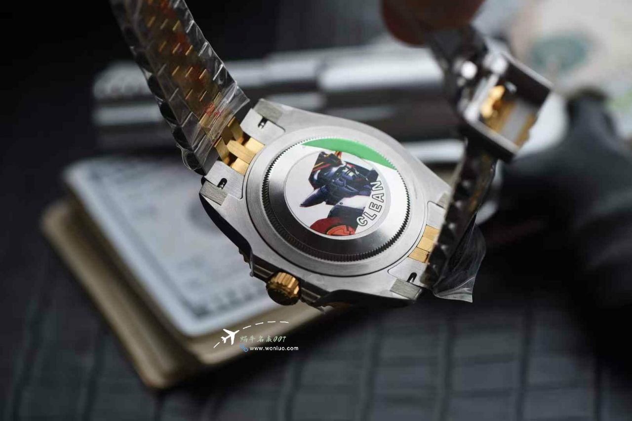 Clean Rolex GMT-Master GMT Two-Tone Gold  Preserved egg bezel    replica imitation  watchm126713grnr-0001 watches  / R908