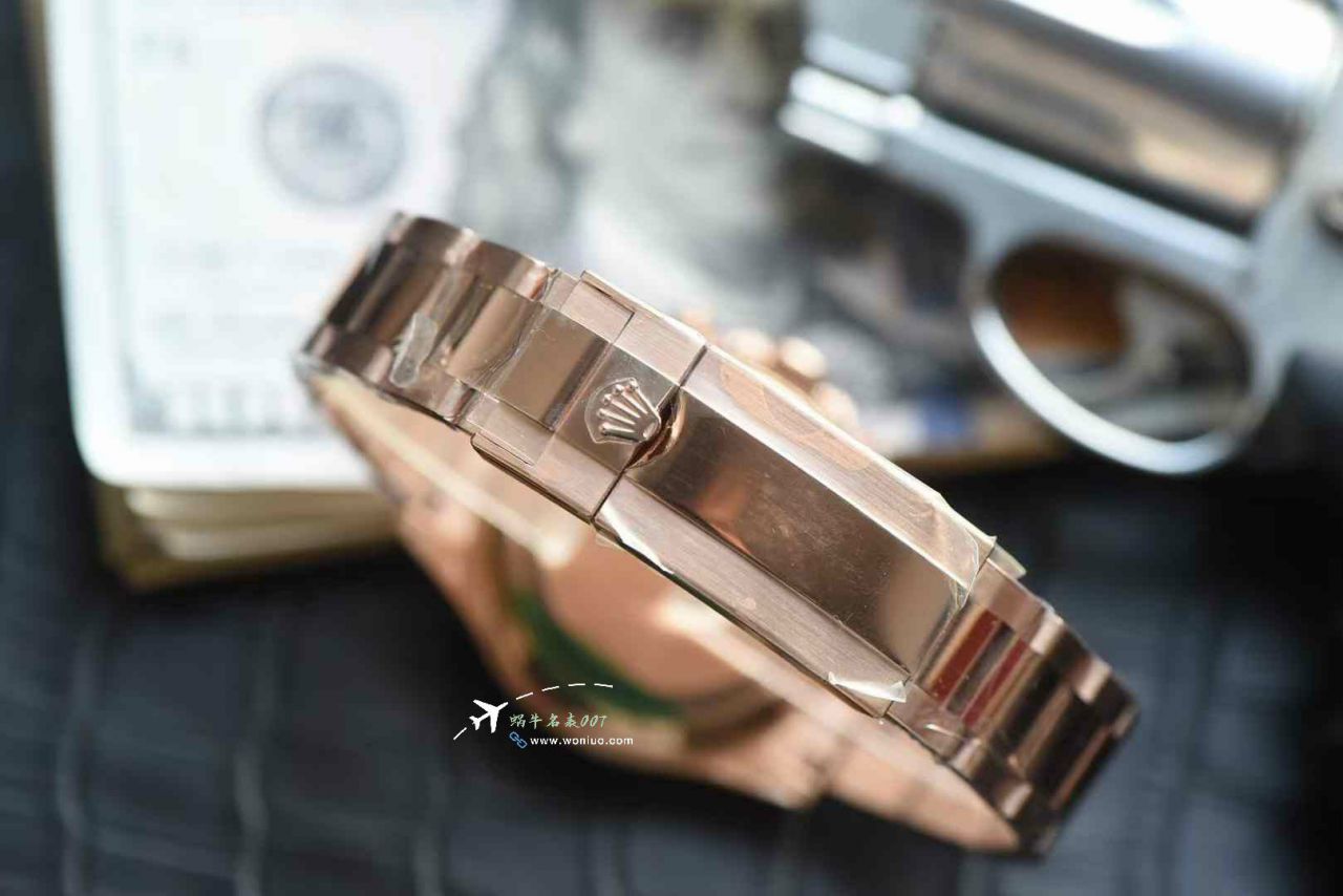  Ultra-high-end  Customized Rolex Gold-plated complete Moissanite  Matching weight version 4130 Rainbow Daytona 116595rbow-0004TOP replica imitation  Daytona  watches  / R909