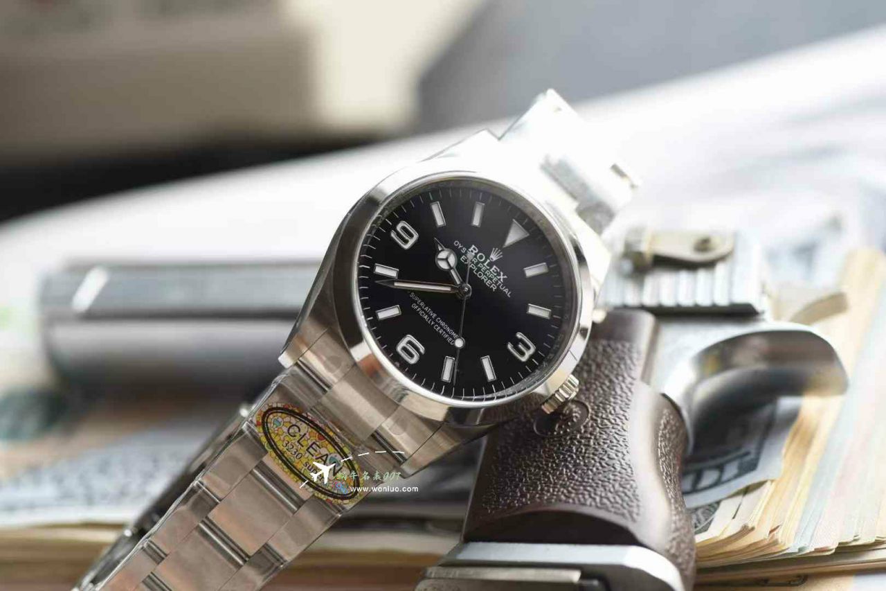  Video review Clean Rolex Explorer  36  mm m124270-0001 replica imitation  watches  / R912