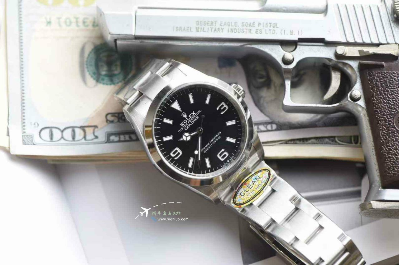  Video review Clean Rolex Explorer  36  mm m124270-0001 replica imitation  watches  / R912