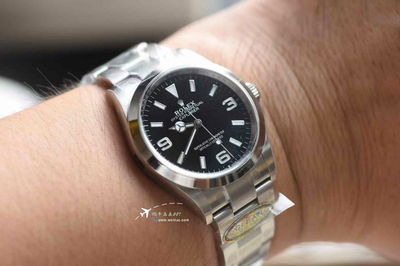  Video review Clean Rolex Explorer  36  mm m124270-0001 replica imitation  watches  / R912