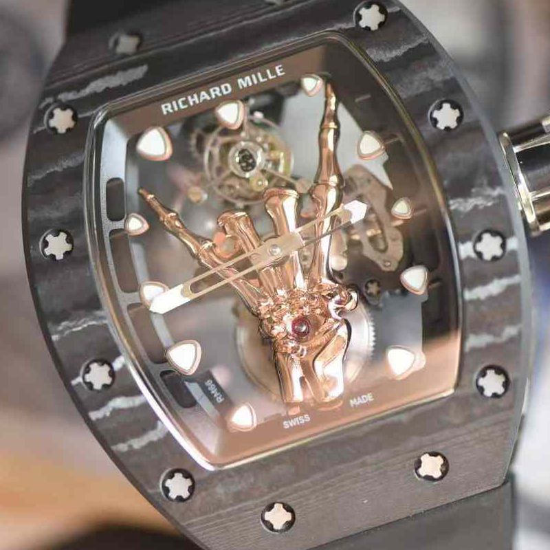  Video review YS Factory Richard Miller RICHARD MILLE TOP replica imitation  Tourbillon RM 066 Gold Finger  watches 