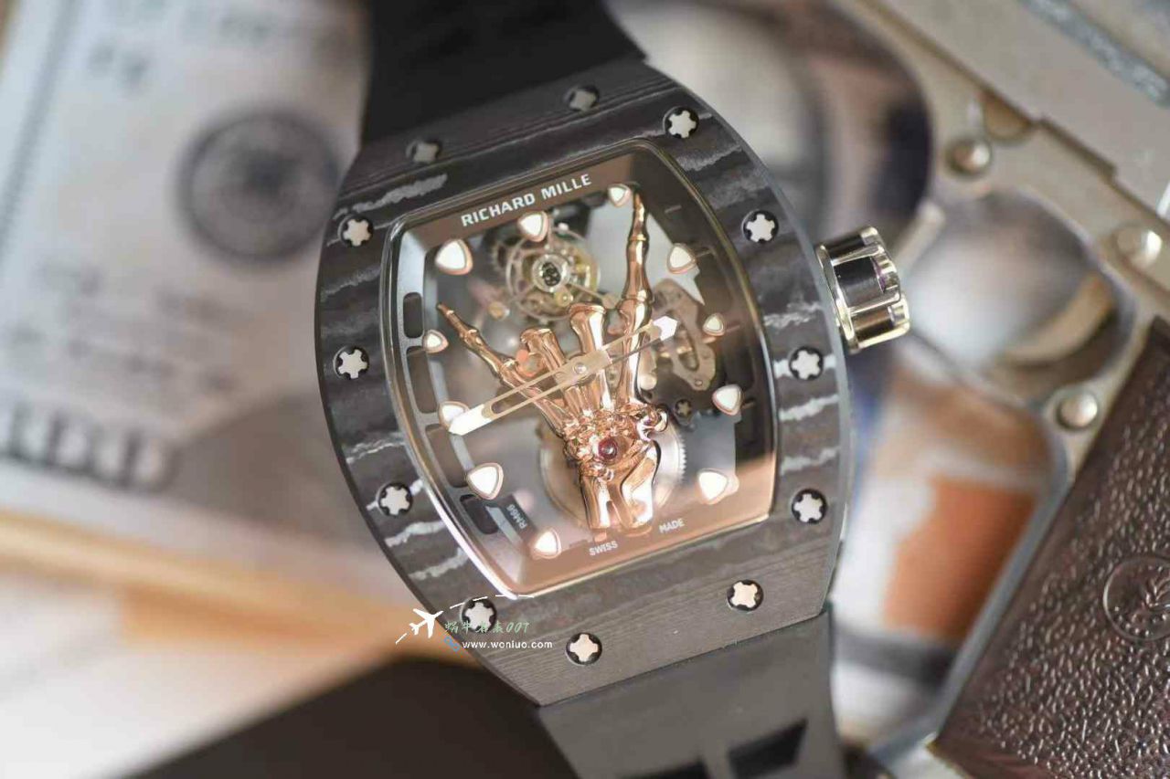  Video review YS Factory Richard Miller RICHARD MILLE TOP replica imitation  Tourbillon RM 066 Gold Finger  watches  / RM066