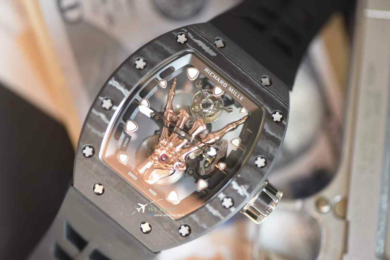  Video review YS Factory Richard Miller RICHARD MILLE TOP replica imitation  Tourbillon RM 066 Gold Finger  watches  / RM066