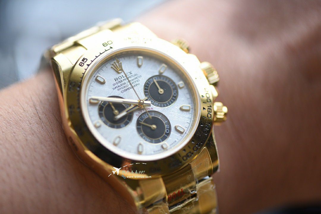 Video review  real  meteorite 面 Rolex Daytona 广州TOP imitation  replica m116518ln-0076 watches  / R918