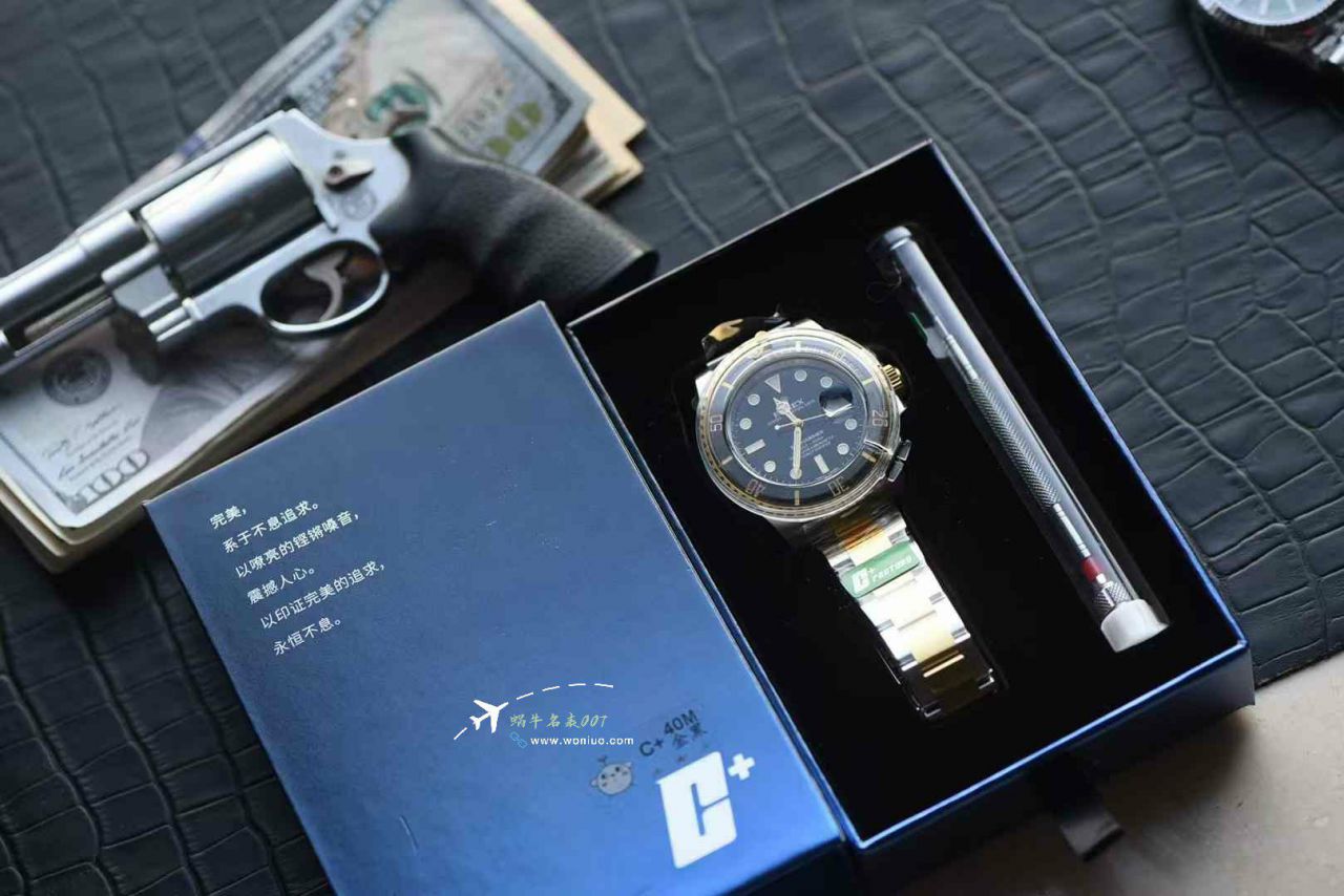 C+Highest Version  Two-Tone Gold  Submariner Date Rolex Submariner TOP replica imitation 116613LN-0001 watches  / R921