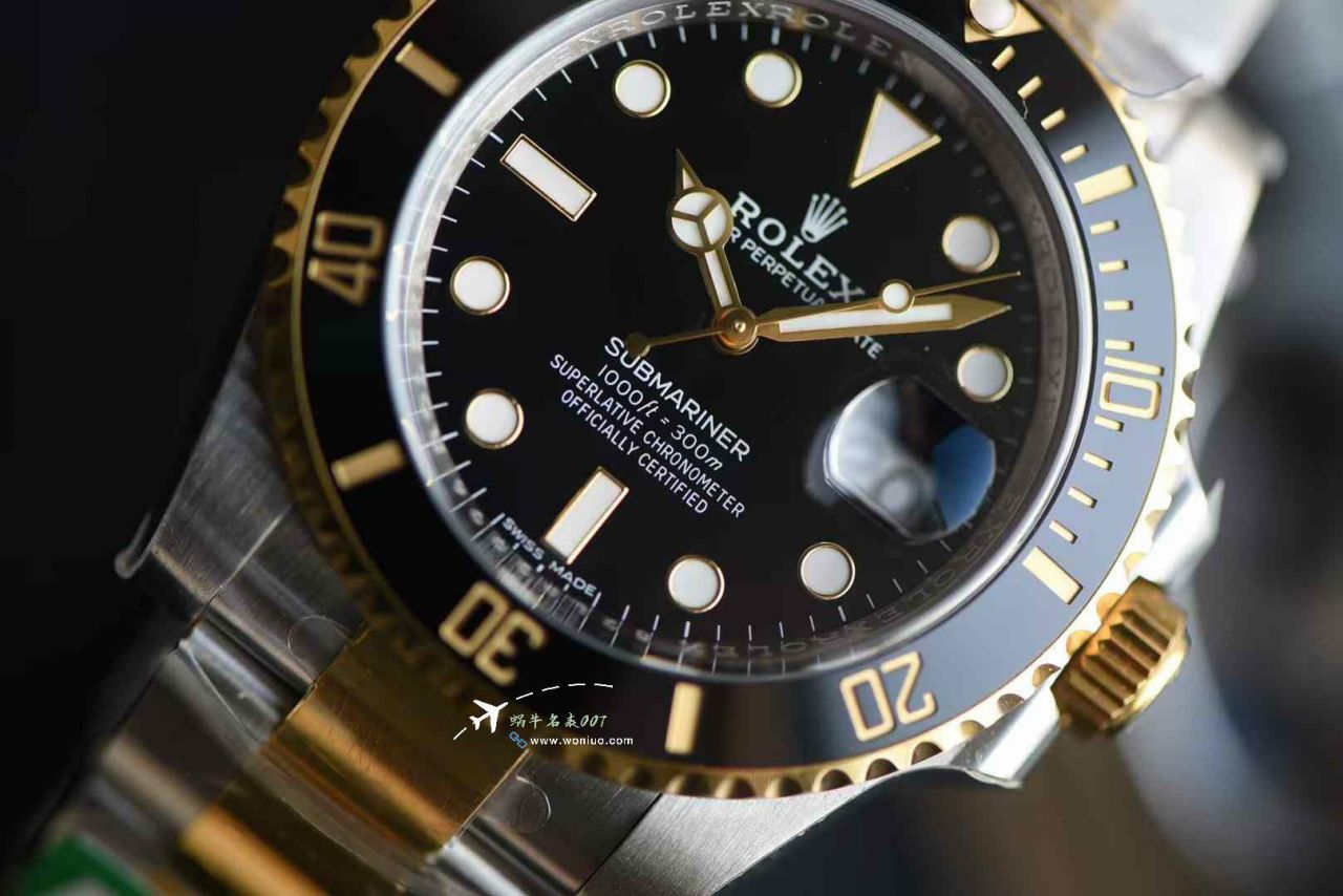 C+Highest Version  Two-Tone Gold  Submariner Date Rolex Submariner TOP replica imitation 116613LN-0001 watches  / R921