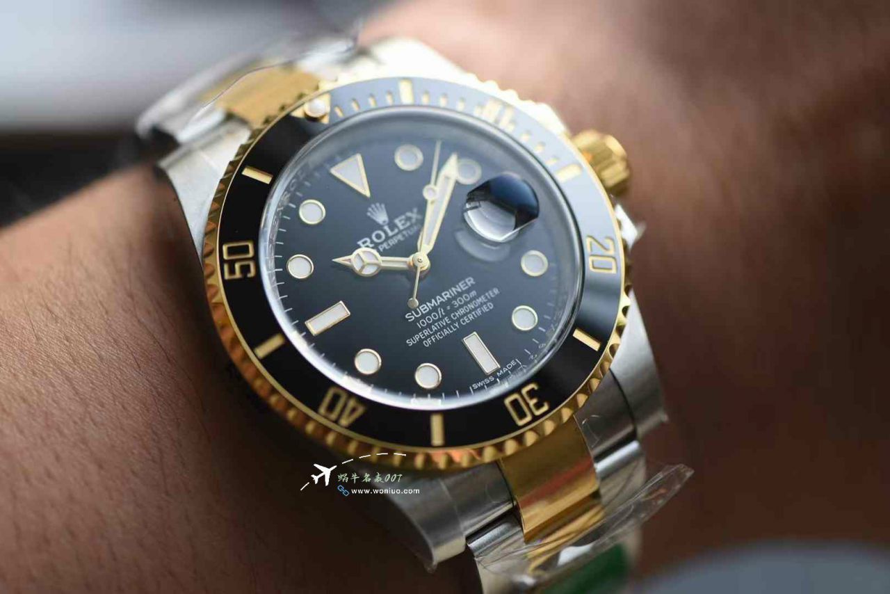 C+Highest Version  Two-Tone Gold  Submariner Date Rolex Submariner TOP replica imitation 116613LN-0001 watches  / R921
