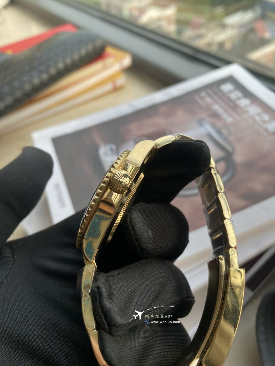 vs Rolex  Submariner   imitation  replica  All gold  Submariner Date m126618ln-0002 watches  / R925