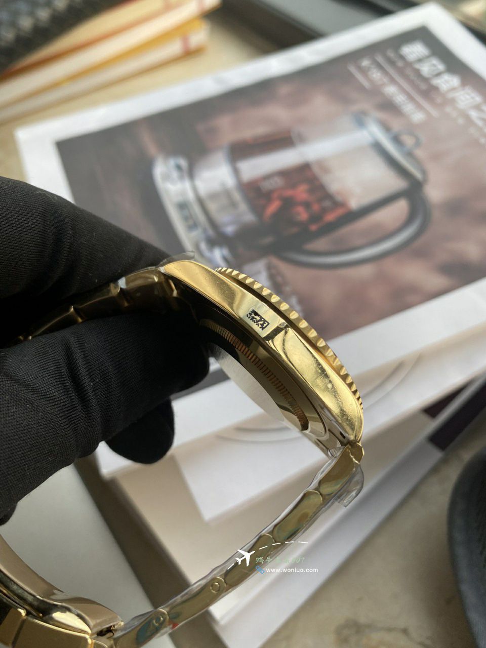 vs Rolex  Submariner   imitation  replica  All gold  Submariner Date m126618ln-0002 watches  / R925