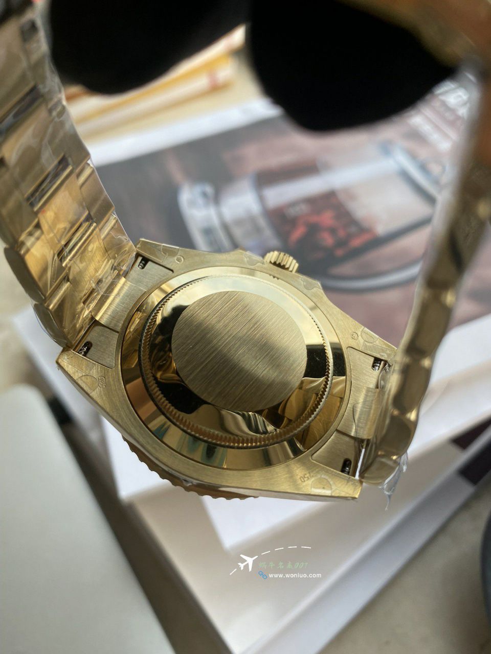 vs Rolex  Submariner   imitation  replica  All gold  Submariner Date m126618ln-0002 watches  / R925