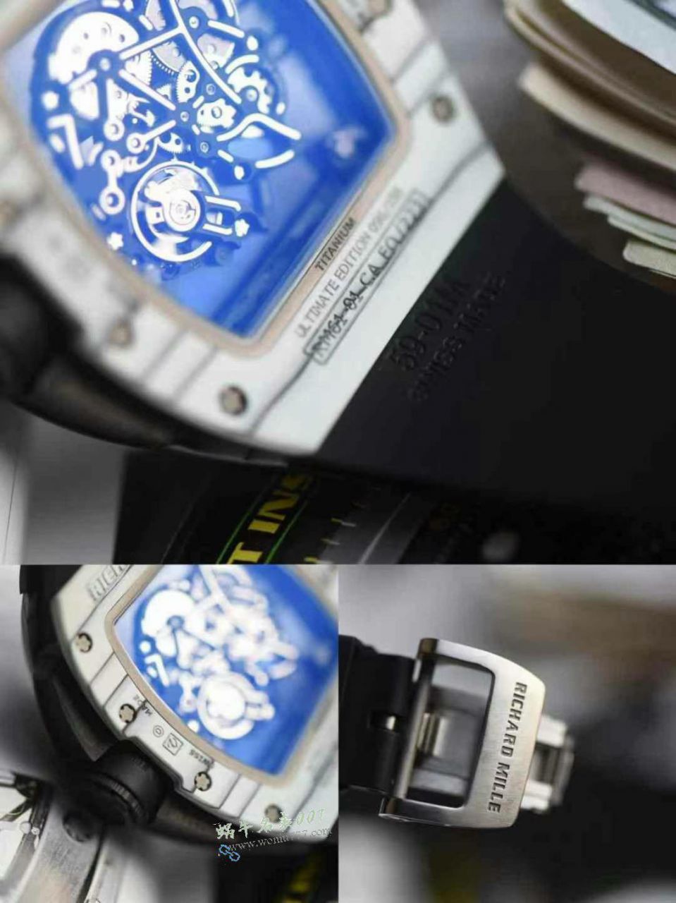 APS Factory Richard MillerRichard Miller RM 61-01  carbon fiber  Skeleton  watches ，RM061 watch / APSRM061