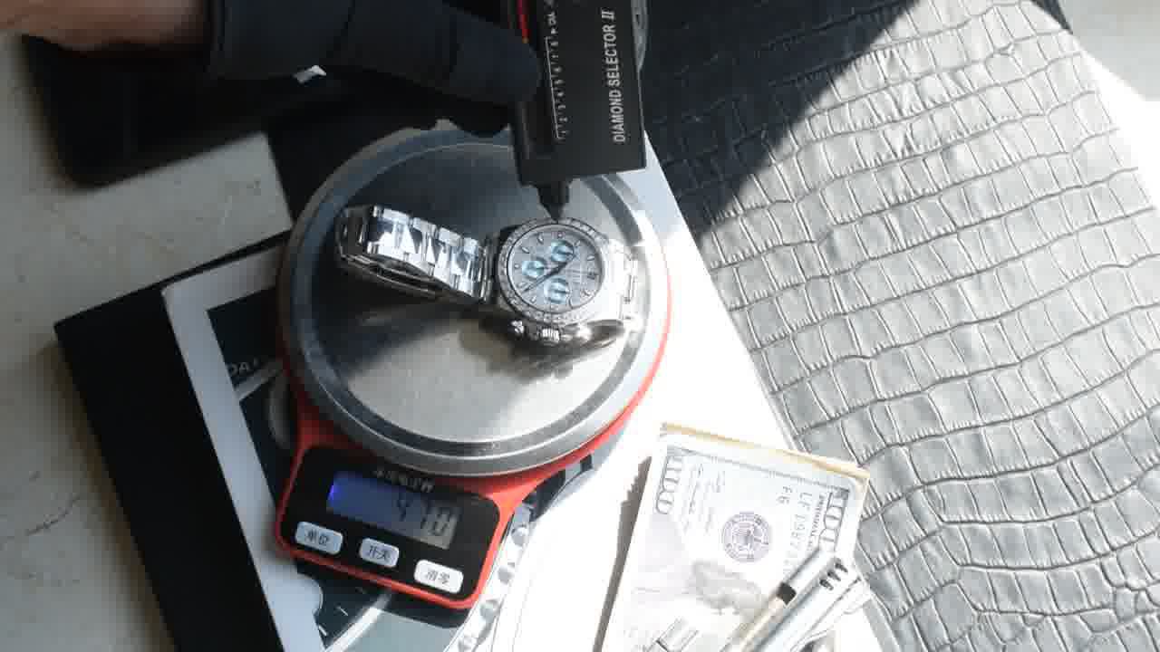  Customized  Deluxe Heavy Edition Rolex Cosmograph  ice   blue circle Daytona  replica imitation 116576TBR watches  / R931