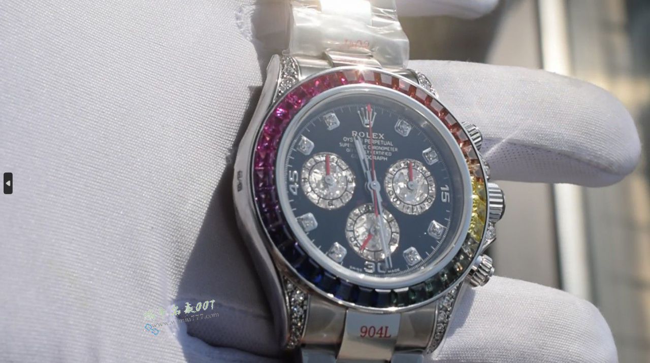  Rolex Daytona  Ultra-high-end  Customized  imitation  Rainbow Daytona 116599 RBOW watches  / R932