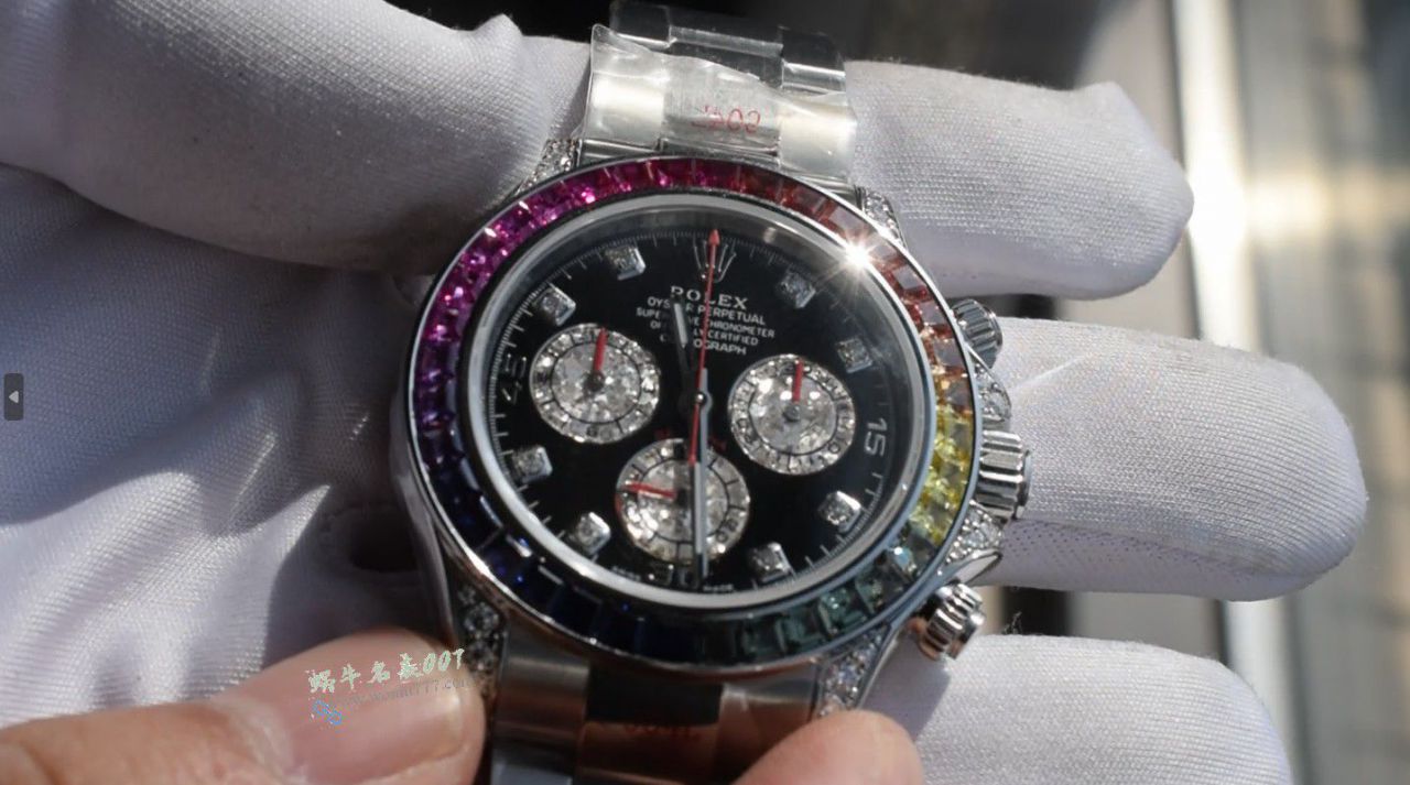  Rolex Daytona  Ultra-high-end  Customized  imitation  Rainbow Daytona 116599 RBOW watches  / R932