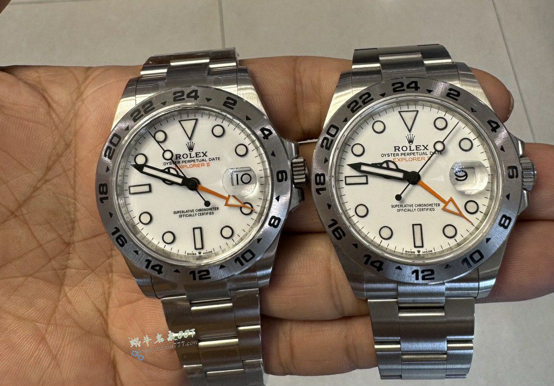 Clean Rolex Explorer   II   imitation  replica  watches : Oyster steel  - m226570-0001 / R937