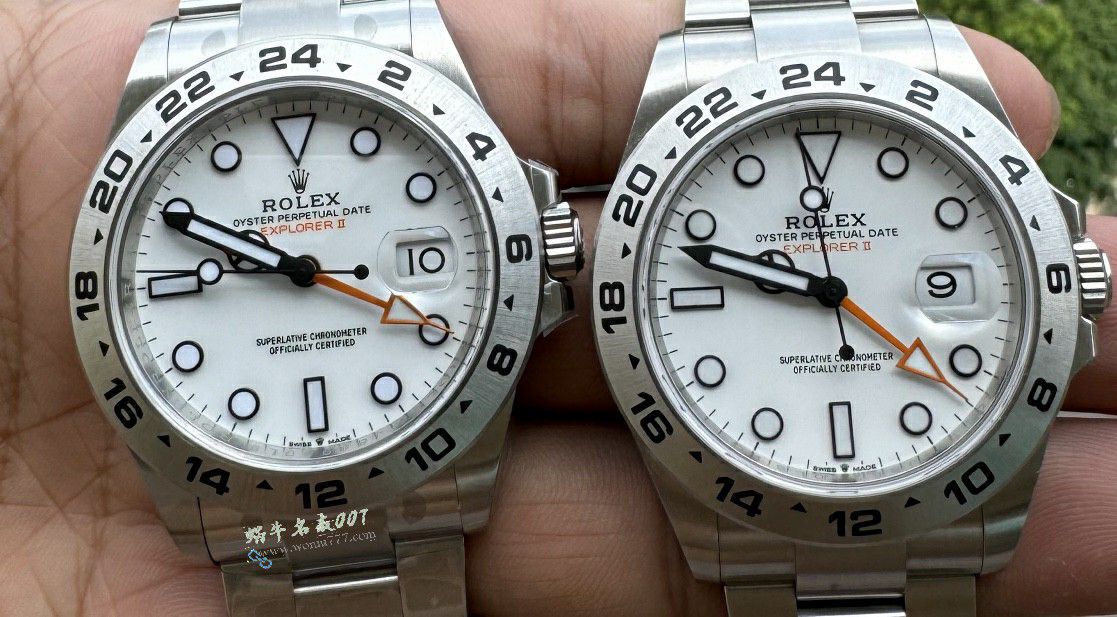 Clean Rolex Explorer   II   imitation  replica  watches : Oyster steel  - m226570-0001 / R937