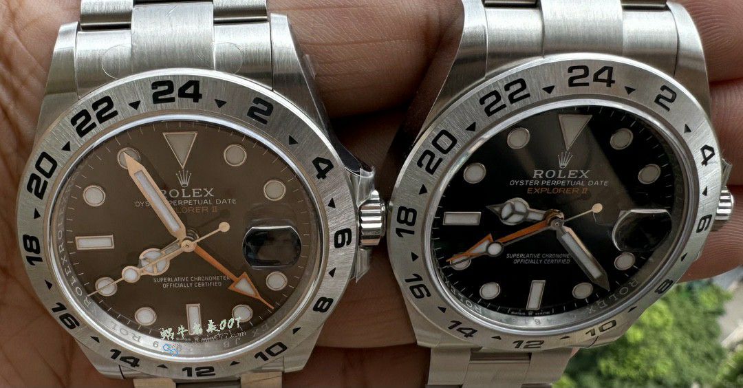 Clean Rolex Explorer   II   imitation  replica  watches : Oyster steel  - m226570-0001 / R937