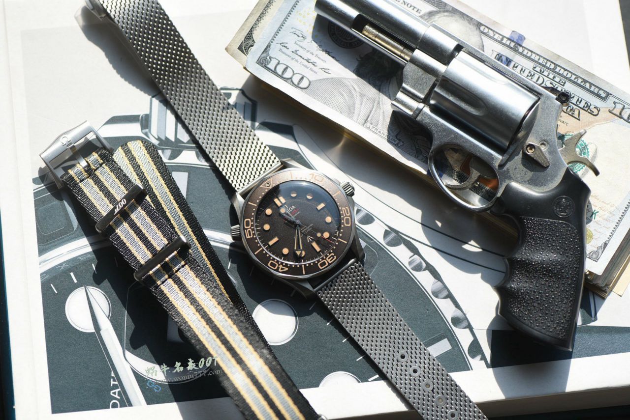 VS 007 The ultimate hit ！ Titanium mesh strap Omegabest imitation  No Time to Die   Seamaster 300 meters 210.90.42.20.01.001 watches  / VS816